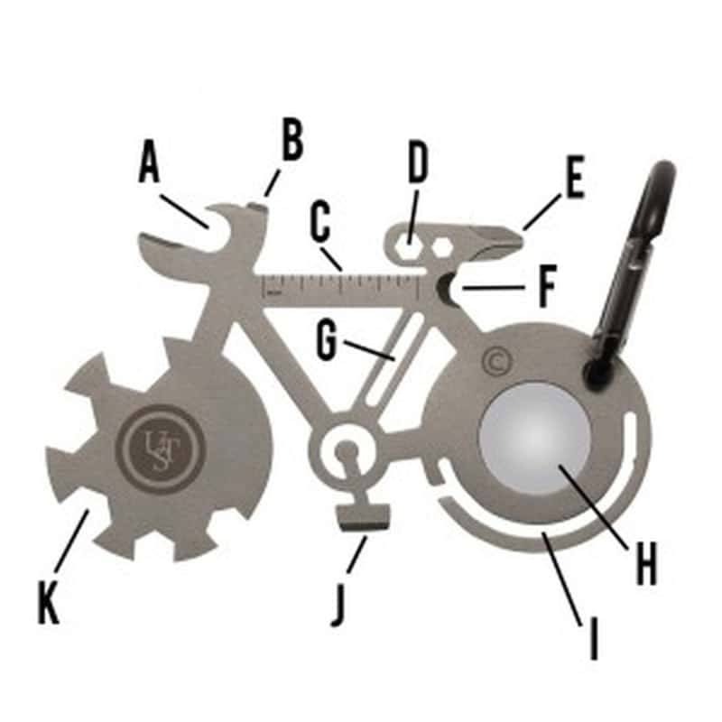 UST Brands Tool a Long Bicycle MultiTool 1 pc Ace Hardware