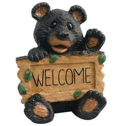Le Power Welcome Bear Polyresin Outdoor Statue