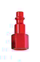 Tru-Flate Tru-Match Aluminum I/M Style Plug 1/4 in. Female 1 pc