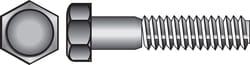 HILLMAN 1/4 in. D X 4-1/2 in. L Zinc Plated Steel Hex Bolt 100 pk