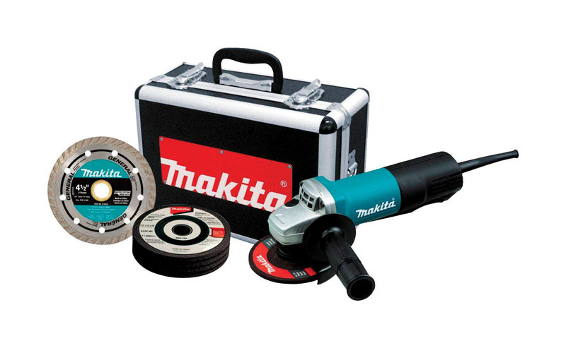 Photos - Grinder / Polisher Makita 7.5 amps Corded 4-1/2 in. Cut-Off/Angle Grinder 9557PBX1 