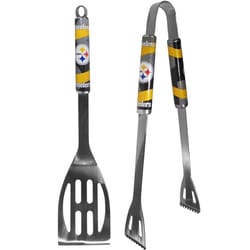 Siskiyou Sports NFL Stainless Steel Multicolored Grill Tool Set 2 pc