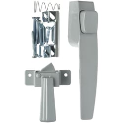 Ace Bare Silver Steel Push Button Latch 1 pk