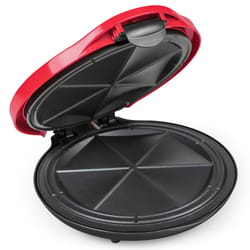 Taco Tuesday 6 in. W Ceramic Nonstick Surface Red Quesadilla Maker