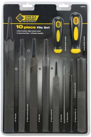 Nicholson Hand File, American Pattern, Double Cut, Knife, Fine, 6 Length:  : Tools & Home Improvement