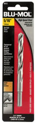 Blu-Mol Xtreme 5/16 in. X 4-1/2 in. L High Speed Steel Drill Bit Round Shank 1 pc