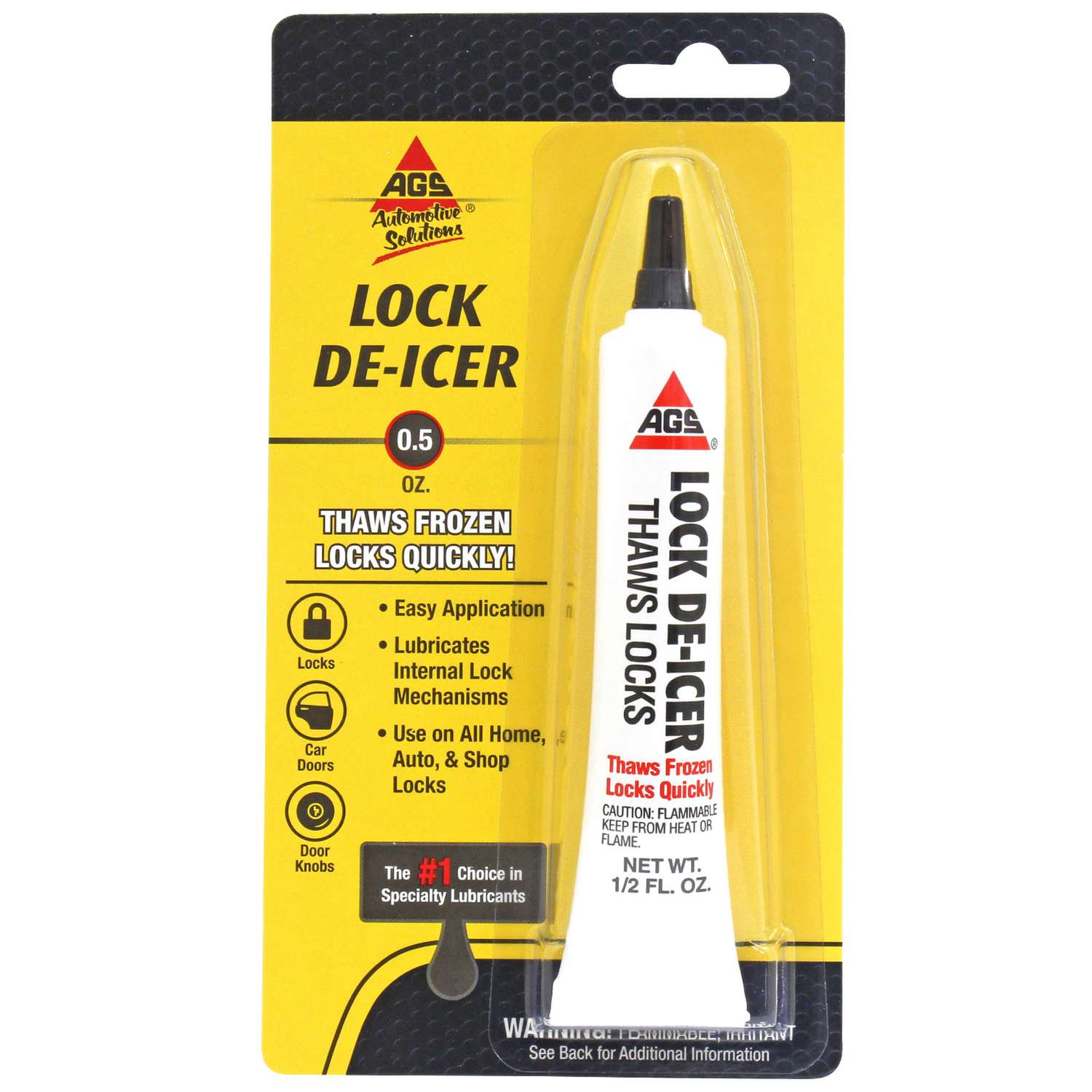 AGS Quick N Clean General Purpose Lock DeIcer 0.5 oz Ace Hardware