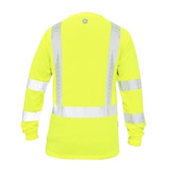 GE Reflective Safety Tee Shirt High Visibility Lime M