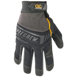 CLC Engine Crew Men's Mechanic's Glove Black/Gray XL