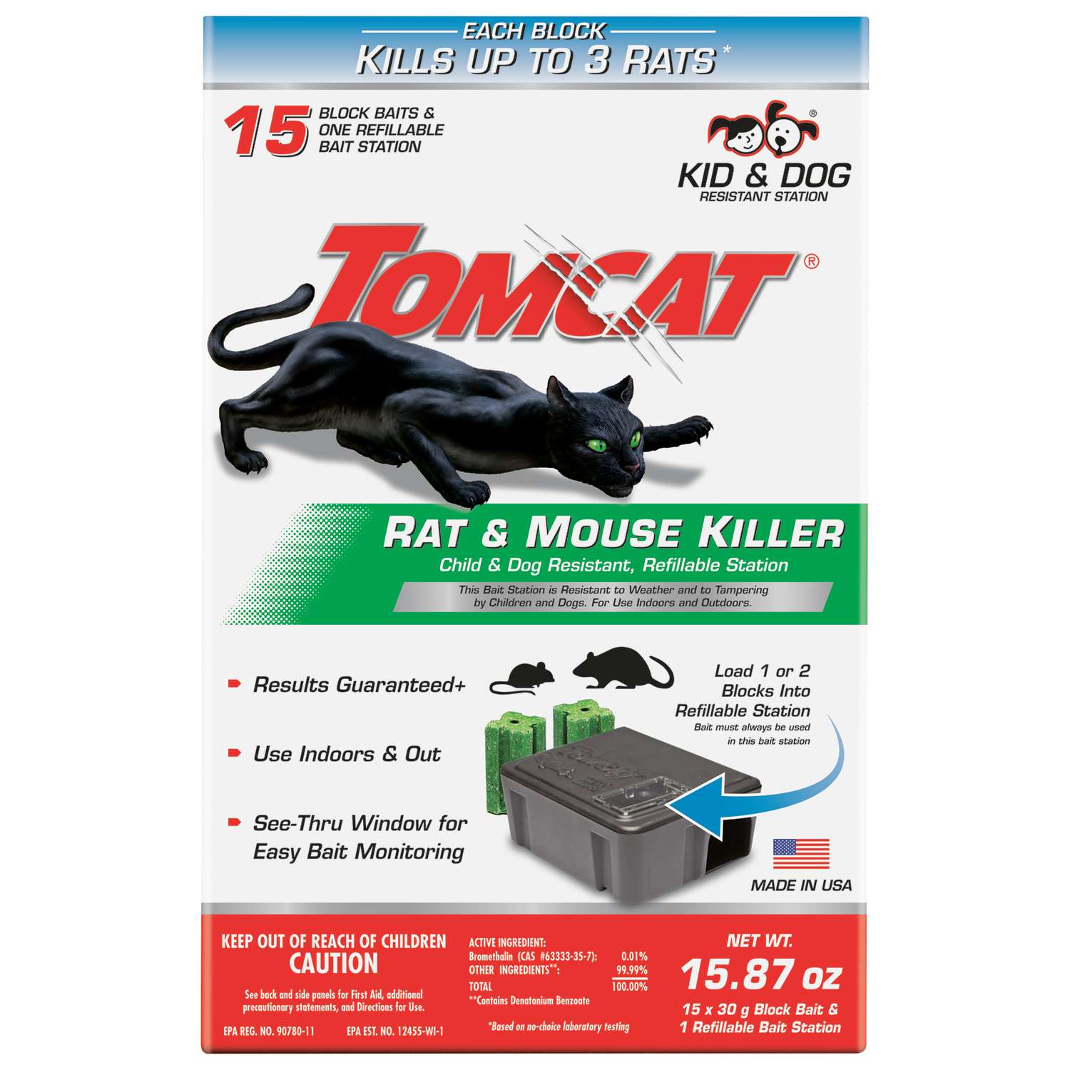 Tomcat Bait Station Blocks For Mice and Rats 1 pk Ace Hardware