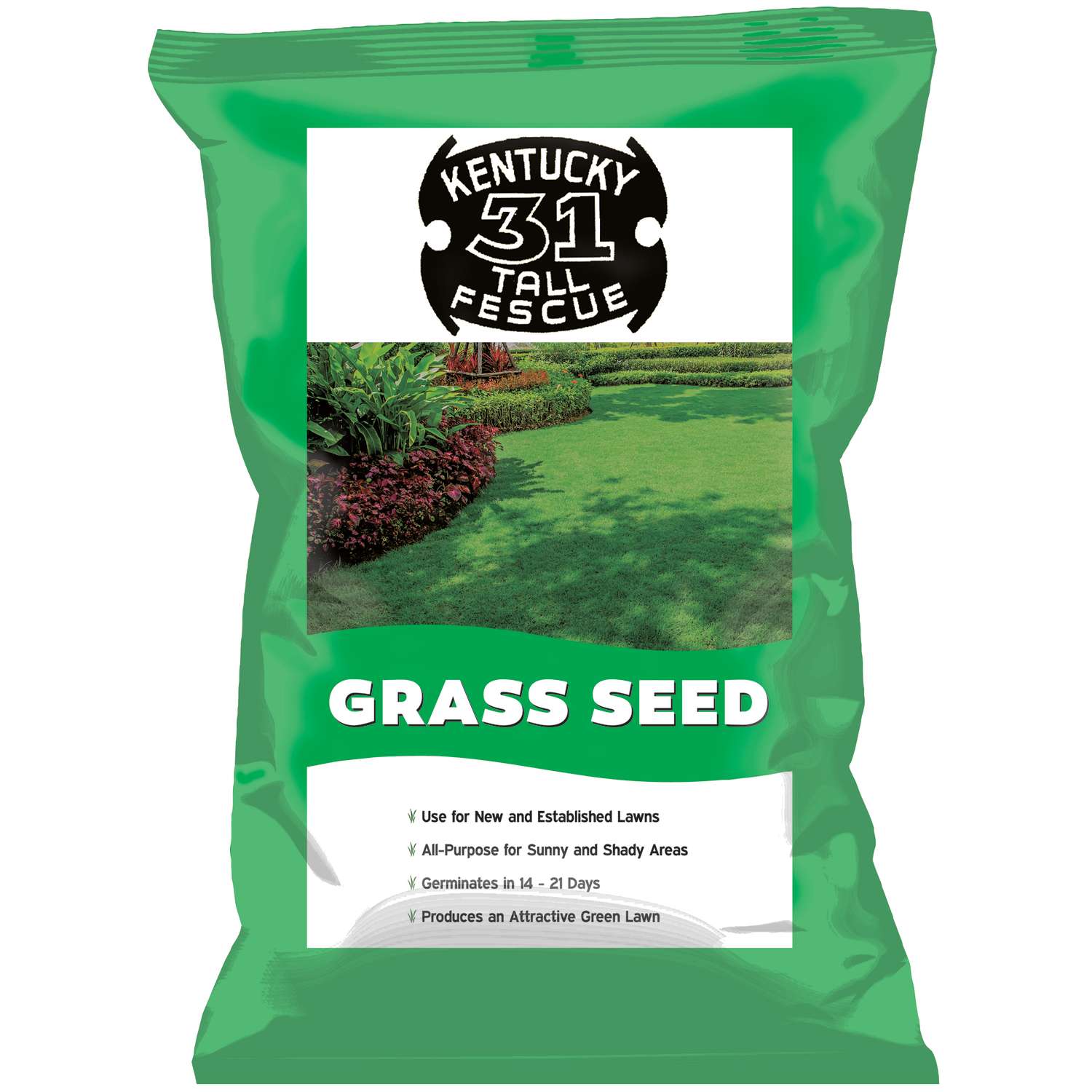 Jonathan Green Kentucky 31 Tall Fescue Grass Sun or Shade Grass Seed 25
