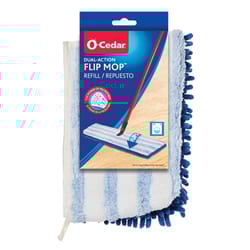 O-Cedar Flip 58.41 in. Flat Microfiber/Chenille Mop Replacement 1 pk