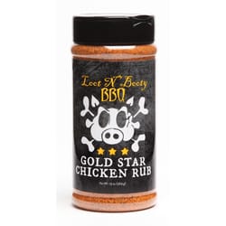 Loot N' Booty Gold Star Chicken BBQ Rub 13 oz