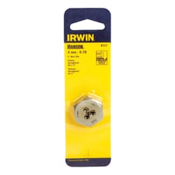 Irwin Hanson High Carbon Steel Metric Hexagon Die 4mm-0.70 1 pc