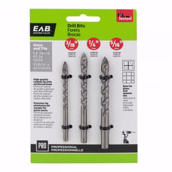 Exchange-A-Blade Carbide Glass and Tile Bit Set 3 pk