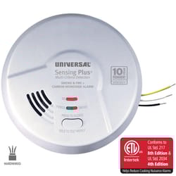 USI Hard-Wired w/Battery Back-Up Electrochemical/Ionization/Photoelectric Smoke and Carbon Monoxide