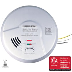 USI Hard-Wired w/Battery Back-Up Electrochemical/Ionization/Photoelectric Smoke and Carbon Monoxide