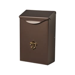 Architectural Mailboxes City Classic Galvanized Steel Wall Mount Venetian Bronze Mailbox