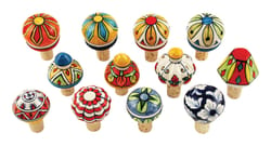 Twine Country Cottage Assorted Ceramic/Cork Bottle Stopper
