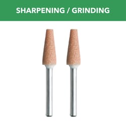 Dremel 1/4 in. X 1-1/2 in. L Aluminum Oxide Grinding Stone 2 pk