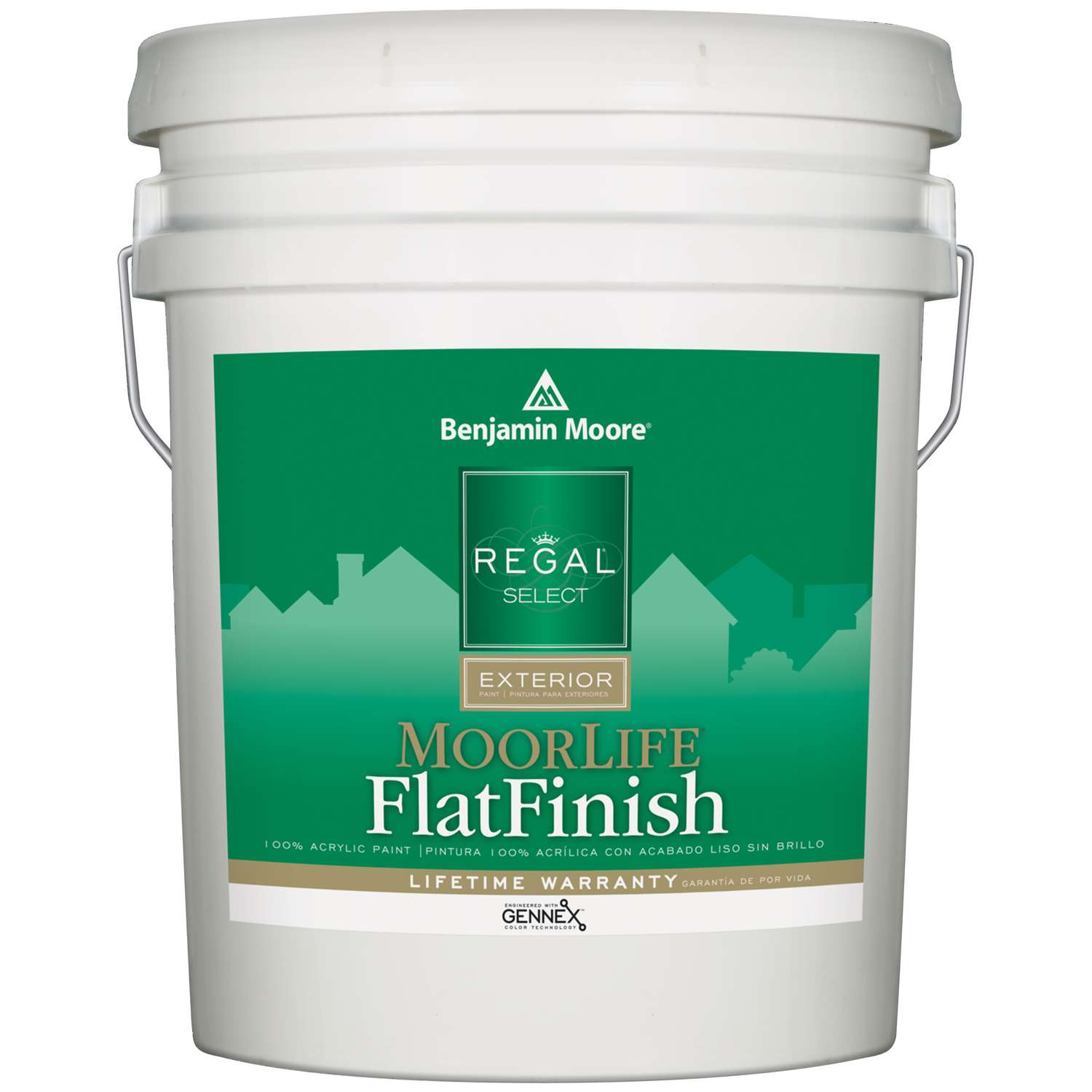 Benjamin Moore Regal Flat Tintable Base Base 1 Paint Exterior 5 gal