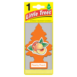 Little Trees Peachy Peach Scent Car Air Freshener Solid 1 pk