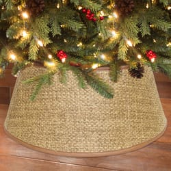 Dyno Walnut Faux Wicker Tree Collar 11 in.