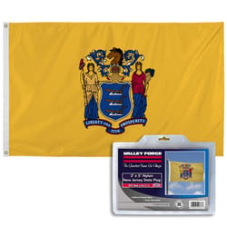 Valley Forge New Jersey State Flag 36 in. H X 60 in. W
