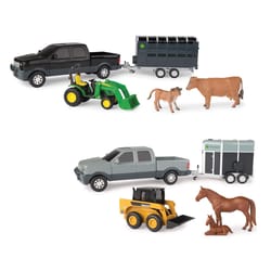 TOMY John Deere Animal Hauling Toy Set Multicolored 5 pc