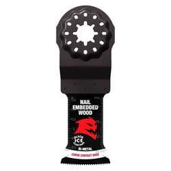Diablo Starlock 1-1/4 in. W Bi-Metal Curved Contact Edge Oscillating Blade Nail-Embedded Wood 10 pk