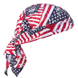 Ergodyne Chill-Its Stars & Stripes Cooling Triangle Hat Multicolored One Size Fits Most