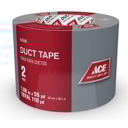 ACE 1.88 in. W X 55 yd L Gray Duct Tape 2 pk