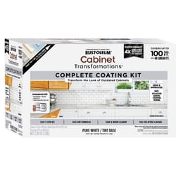 Rust-Oleum Cabinet Transformations Satin White Tint Base Cabinet Refinishing System Interior 1 qt