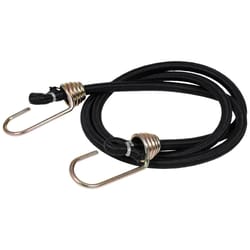 Keeper Mega Hook Black Bungee Cord 48 in. L X 0.315 in. 1 pk - Ace