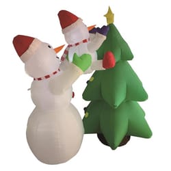 Celebrations Snowman with Tree 6 ft. Inflatable