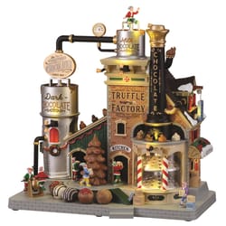 Lemax LED Multicolored Christmas Chocolatier Truffle Factory Christmas Village 12 in.