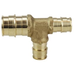 Apollo Expansion PEX / Pex A 3/4 in. Expansion PEX in to X 1/2 in. D PEX Brass Tee