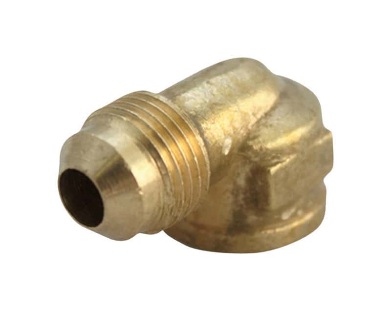 JMF 1/2 in. Flare x 3/4 in. Dia. FPT Brass 90 Degree Elbow Ace Hardware
