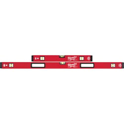 Milwaukee Redstick Aluminum Magnetic Box Level Set