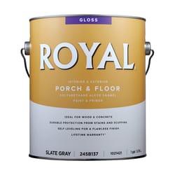 Royal Gloss Slate Gray Porch & Floor Alkyd Enamel 1 gal