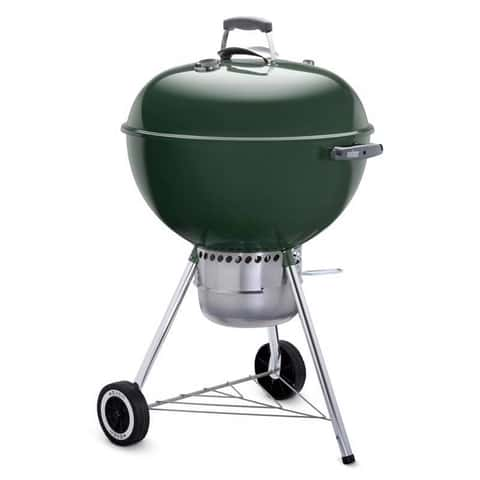 Weber 22 in. Original Kettle Premium Charcoal Grill Green Mfr 14407001 Ace Hardware