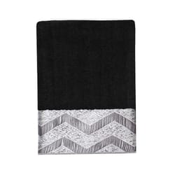 Avanti Linens Chevron Galaxy Black Cotton Contemporary Hand Towel 1 pc