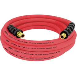 Milton 25 ft. L X 3/8 in. D Ultra Lightweight Rubber Air Hose 300 psi Red