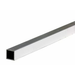 M-D BUILDING PRODUCTS 1 in. D X 96 in. L Square Aluminum Tube