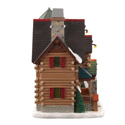 Lemax Multicolored Chestnut Cabin Christmas Village 9.5 in.