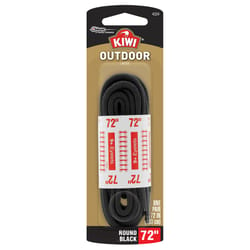 Kiwi Outdoor 72 in. Black Boot Laces