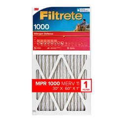 Filtrete 30 in. W X 60 in. H X 1 in. D 11 MERV Pleated Hammock Filter 1 pk