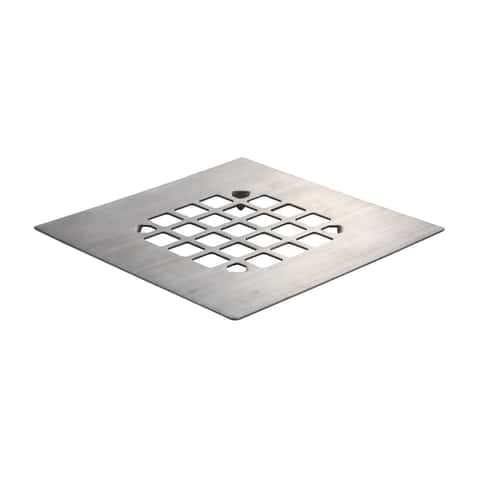 Shower Drain Cover Replacement Brushed Nickel Various Styles for K
