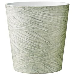 SK 5.1 in. D Clay Dallas Ceramic Pot Green