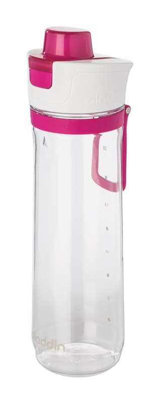 UPC 041604309618 product image for Aladdin Clear/Pink Tritan Tracker Water Bottle BPA Free 26 oz. | upcitemdb.com